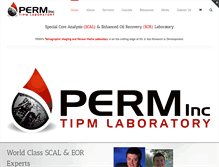 Tablet Screenshot of perminc.com